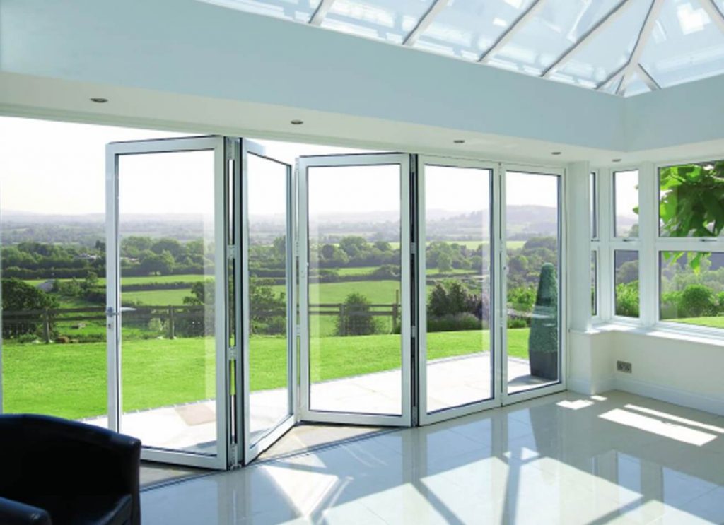 Aluminium doors